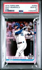 Whit Merrifield - 2019 Topps On Demand Mini Pink  PSA 10  #5/25