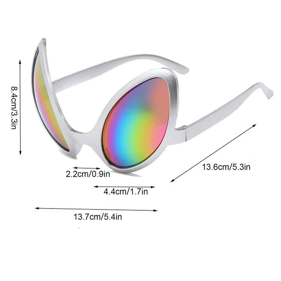 Alien Glasses Unique Alien Glasses For Festivals Cosplay Halloween And Everyday - Image 2 of 4