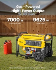 Portable Generator, 9625W Peak Watt Home Generator, Backup Generators For Home W
