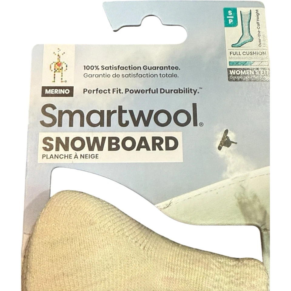 Nuevo SmartWool Snowboard Cojín Completo Moon Energy Sobre la Pantorrilla Calcetines WO Pequeños Foto 4 de 4