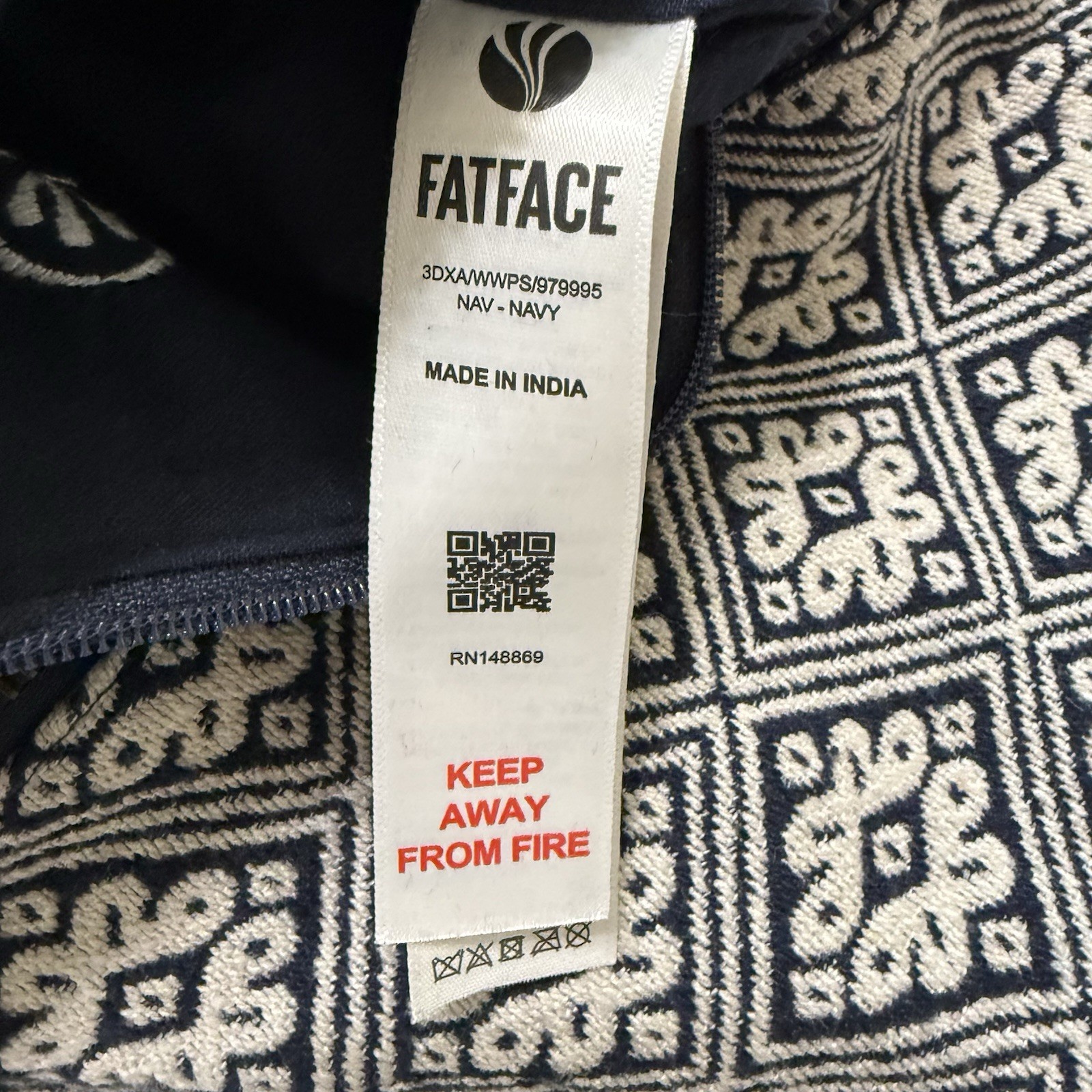 Fat Face Backpack Bag Multifunctional Fabric Flor… - image 17