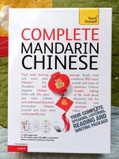 COMPLETE MANDARIN CHINESE – BEGINNER TO LEVEL 4 [2 CD/ BOOK] VERY GOOD FREE POST