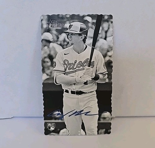ADLEY RUTSCHMAN (/200) (MINI DECKLE EDGE SSP) ROOKIE 2023 Topps Heritage #DE-7