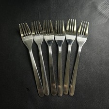 Juego de 6 horquillas de ensalada de acer…