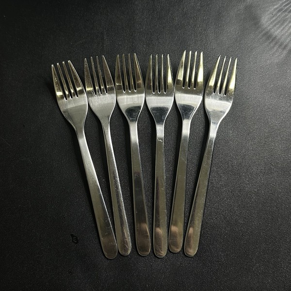 Juego de 6 horquillas de ensalada de acero inoxidable para 6 horquillas Ikea Fornuft