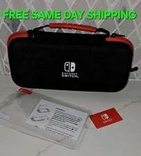Nintendo Switch Carrying Case & Screen Protector For Original Switch & Oled NEW