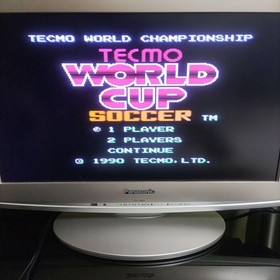 Tecmo World Cup Soccer Famicom NES Nintendo Japan Import Game Used Tested