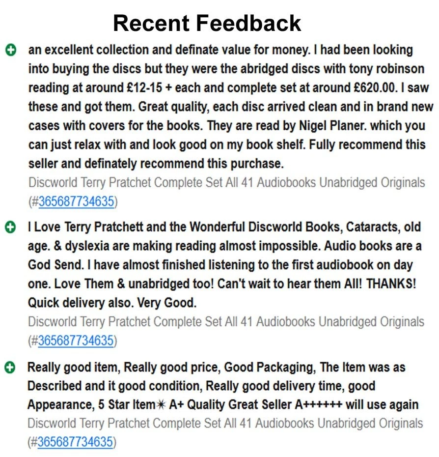 Discworld Terry Pratchet Complete Set All 41 Audiobooks Unabridged Originals - Image 2 of 4