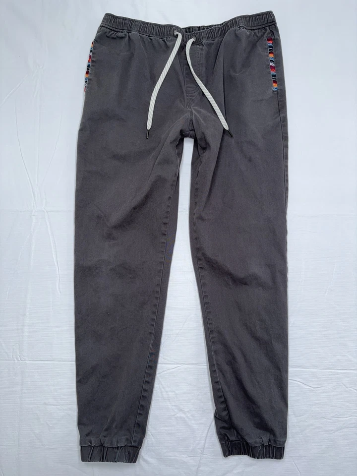 Wowie Mens XL Tall Joggers Grey Rambler Chino Style Pants Casual Stretch Cotton - Image 2 of 4