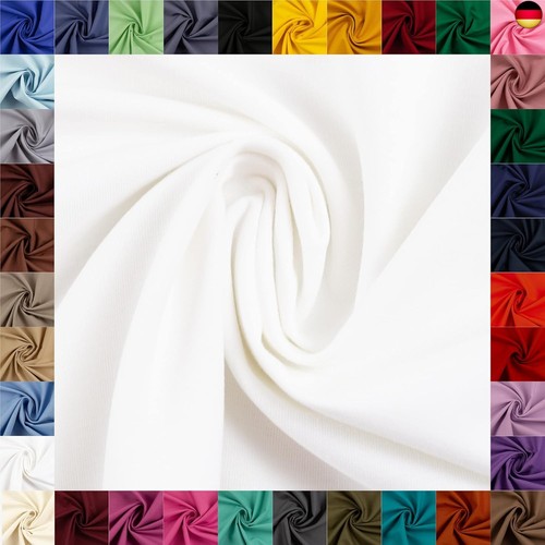 Swafing Heide Baumwollstoff Webware Uni Coupon (weiß, 1m) - 36 - Bild 1 von 6