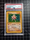 1999 Pokemon German Hitmonchan Nockchan Holo Base Set #7 1st Edition PSA 8