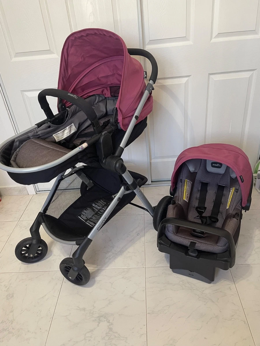 Lightweight Stroller Urbini Stroller Pink Pink Stroller Urbini Reversi  Lightweight Stroller Evenflo