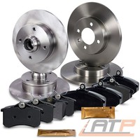Bremsscheiben+BremsbelÄGe KlÖTze Vorne+Hi FÜR VW Golf 3 1H Golf 4 1E Vento 1H