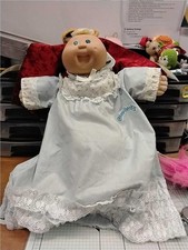 Vintage Cabbage Patch Kids Preemie Doll Green Eyes Blonde Hair 1978