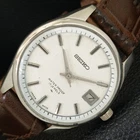 JAPAN VINTAGE SEIKO HAND-WINDING 6602B MENS WHITE COLOR DIAL WATCH a706440-1