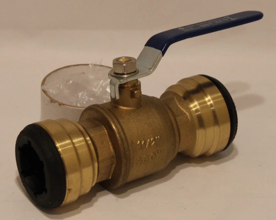 Tectite 10188121 - 1-1/2 in. Push Brass Ball Valve - Image 3 of 3