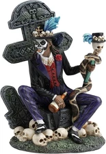 Veronese Design Baron Samedi The Voodoo Lord of The Dead Polystone Statue Home