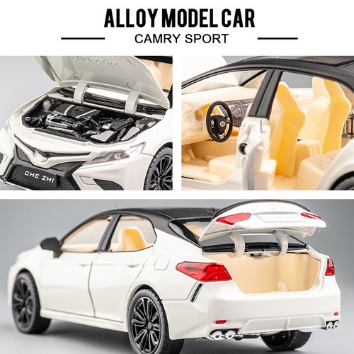 Toyota Camry 1:24 Scale Diecast Model Car Toy Collectible Sound&Light Kids Gift - Picture 7 of 13