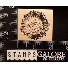 Club Scrap Rubber Stamps DISTRESSED SUNFLOWER DAISY GARDEN FLOWER T46
