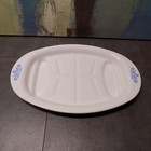 Corning Ware Blue Cornflower Roaster Meat Turkey Platter Serving Tray P-19