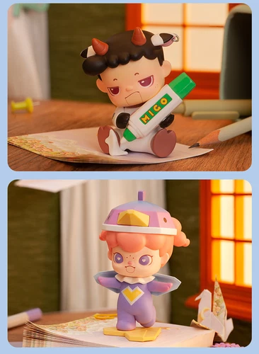 POPMART MIGO Stationery Series Blind Box Figure Toy Art Designer Gifts - Bild 10 von 19