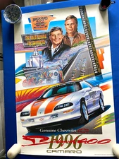 1996 Brickyard 400 Chevrolet Camaro Z-28 Pace Car Collector Poster 