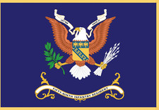 Rectangle Flags - 59th Infantry Regiment - LET 'EM HAVE IT Flag w Fringe X 300