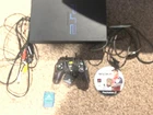 VTG PlayStation 2  Sony fat console w turbo controller memory card 1 game Tested