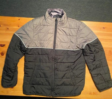 Gap Boys Large L Cold Control Reversible Cam Gray Black Jacket Coat Puffer