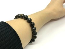 Baltic Amber Bracelet Gift Round Beads Dark Natural AMBER Jewelry 12,8g 10143
