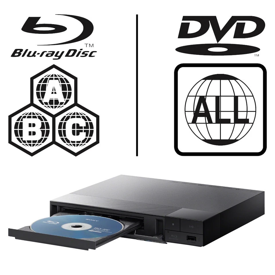 Sony Blu-ray Player BDP-S1500 Multi Region All Zone Code Free BDPS1500B - Bild 3 von 4