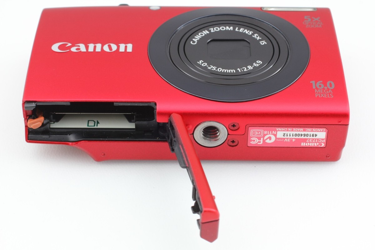 Canon PowerShot A3400 IS 16.0MP Digital Camera - Red for Canon PowerShot A3400 IS 16.0MP Digital Camera - Red for