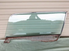 65-66 Ford Mustang Coupe Door Glass Sun-X LEFT Date (5K) Carlite TINTED #3230