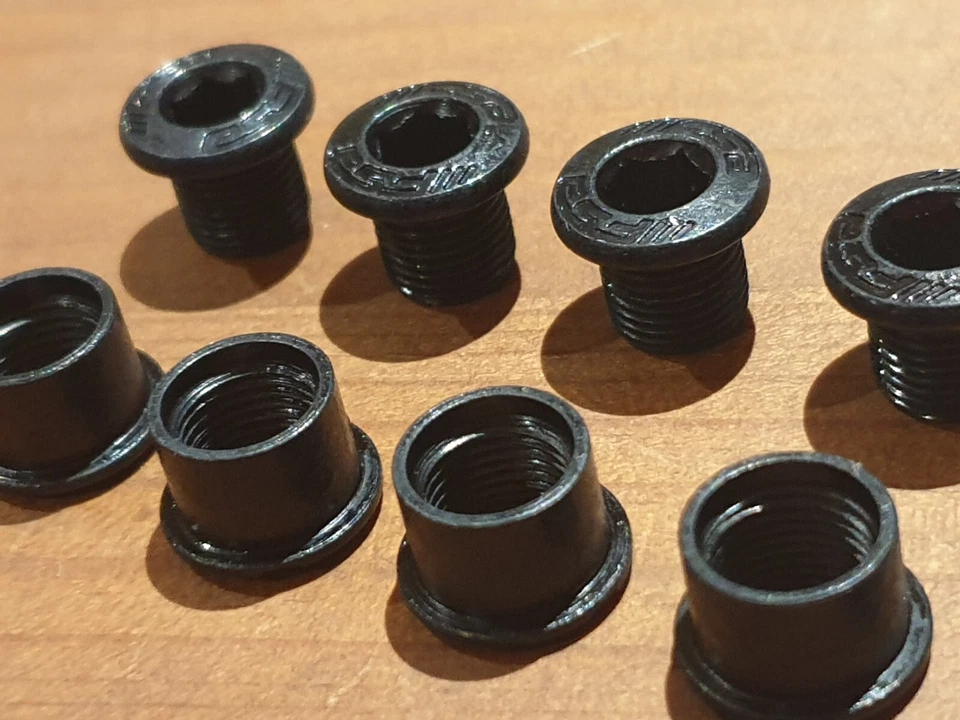 FSA (Alloy) PRO Chainring Bolts (SET OF 5) Road Bike (for double ring) BLACK - Image 3 of 4