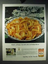 1960 Chef Boy-ar-dee Beef Ravioli Ad - Shades of Rome