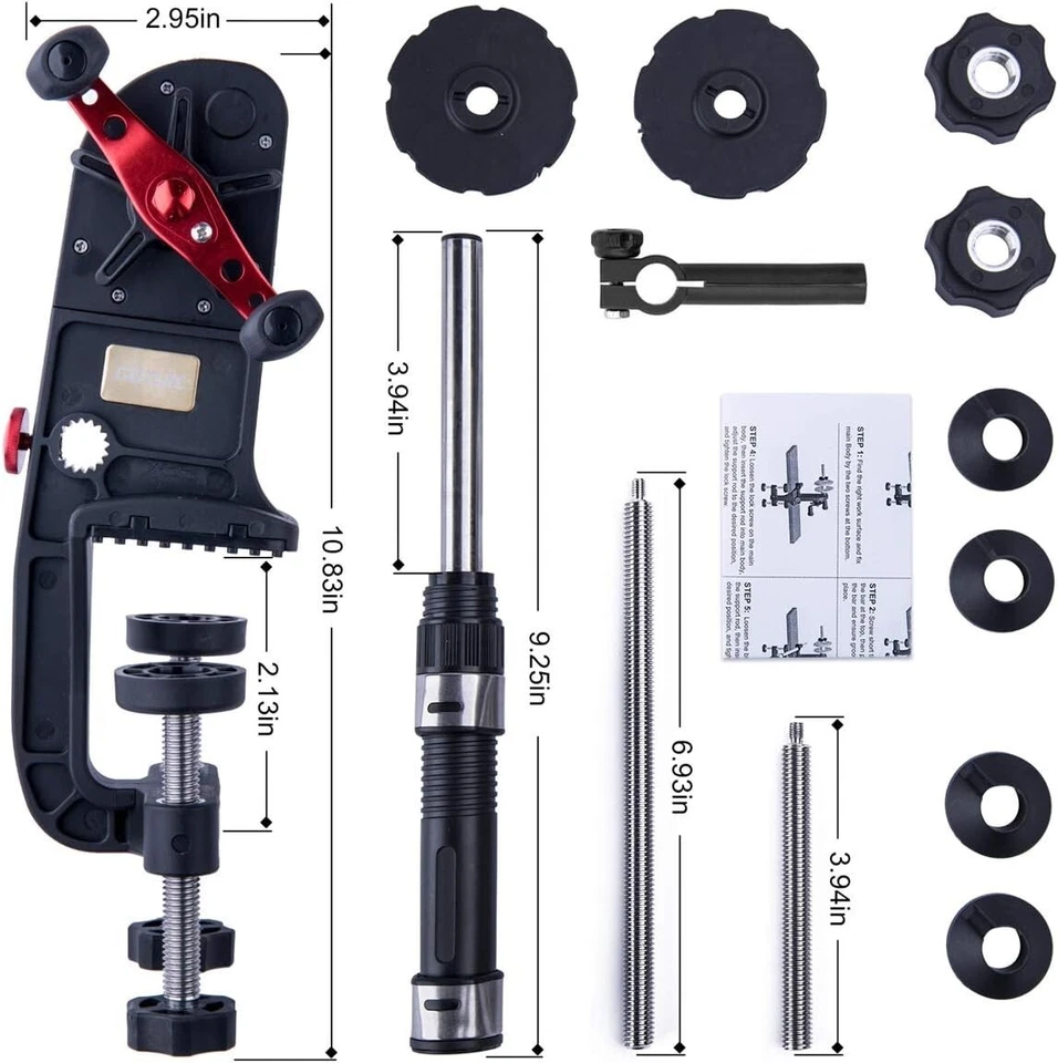 Ambidextrous Fishing Line Spooler Machine - 4:1 Gear Ratio for Easy Spooling - Image 4 of 4