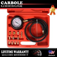 Engine Oil Pressure Tester Diagnostic Gauge Kits Transmission Fluid 500 PSI Test