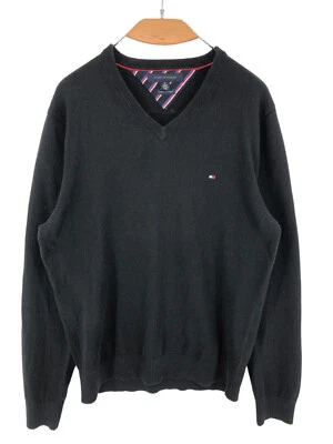 TOMMY HILFIGER Herren Baumwolle Kaschmir Pullover Größe M - Bild 1 von 4