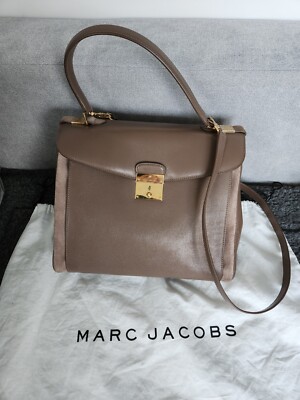 Tasche von Marc Jacobs, gross, dunkles Taupe