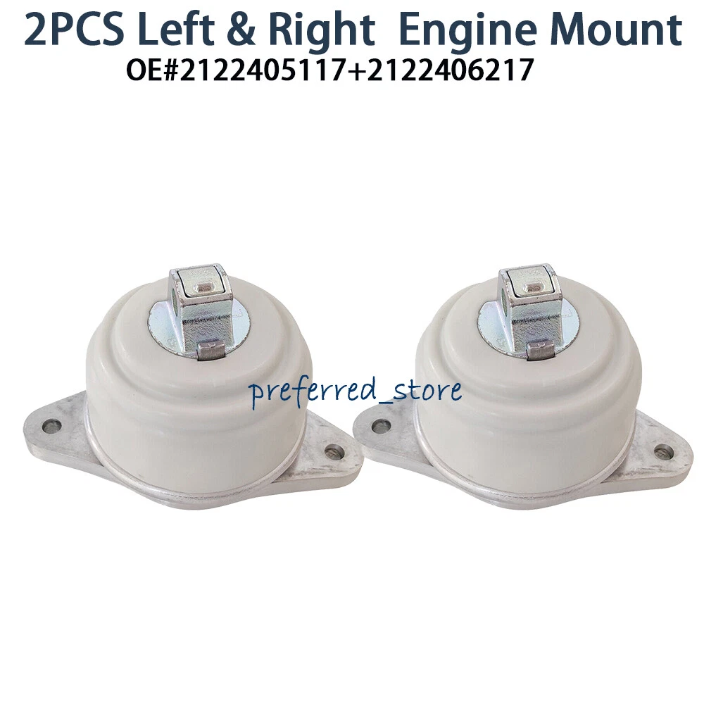 Left & Right Engine Mounts 2010 For Mercedes-Benz E550 2122405117 