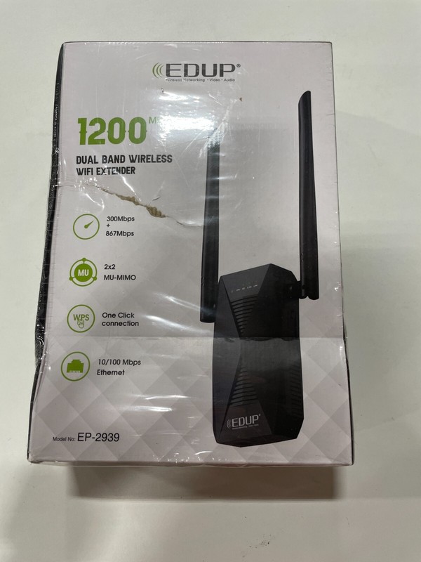 DUAL BAND WIRELESS WIFI EXTENDER1200 Mbps DUAL BAND WIRELESS WIFI EXTENDER