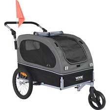 VEVOR Rimorchio Bici per Cani Passeggino per Animali Domestici Carico max. 40 kg
