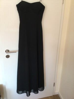 Das perfekte Ballkleid schwarz mit Stola Gr. 34 wie neu 