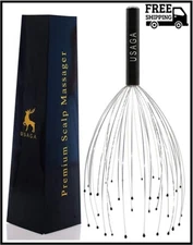 USAGA 36 Fingers Head Massager Scalp Massager Head Scratcher for Head Body Relax