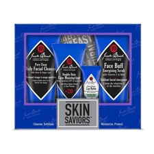 Jack Black Skin Saviors  Set  Cleanse, Exfoliate, Moisturize, Protect