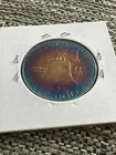 RAINBOW TONED Obv & Rev - 1960 D Franklin  Half Dollar PURPLE BLUE PINK MONSTER