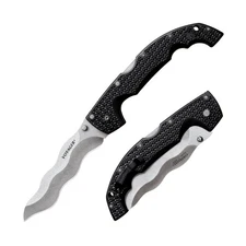Cold Steel XL Voyager 5.5" AUS10A Razor-Sharp Kris Blade 6.75" Griv-Ex Handle...