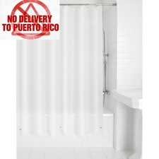 2 pack Medium Weight PEVA Shower Curtain Liner, 70" x 71" Frosty