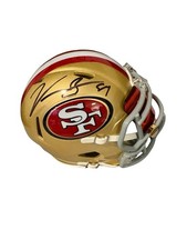 VERNON DAVIS Signed San Francisco 49ers Mini Helmet w/ BECKETT COA
