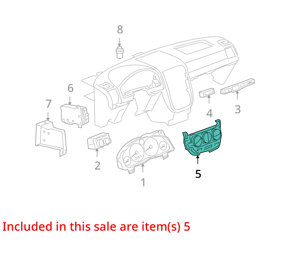 Chevrolet Uplander 2005-2009 aire acondicionado calefacción climatización 25783273 JNUY2 Foto 3 de 4
